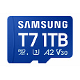 Samsung T7/Micro SDXC/1TB/UHS-I U3 / Class 10/Modrá