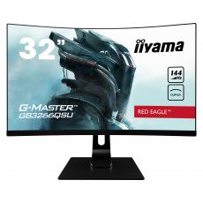 32" iiyama G-Master GB3266QSU-B1: VA, WQHD@144Hz, 400cd/m2, 1ms, HDMI, DP, USB, FreeSync, height 32" iiyama G-Master GB3266QSU-B1: VA, WQHD@144Hz, 400cd/m2, 1ms, HDMI, DP, USB, FreeSync, height