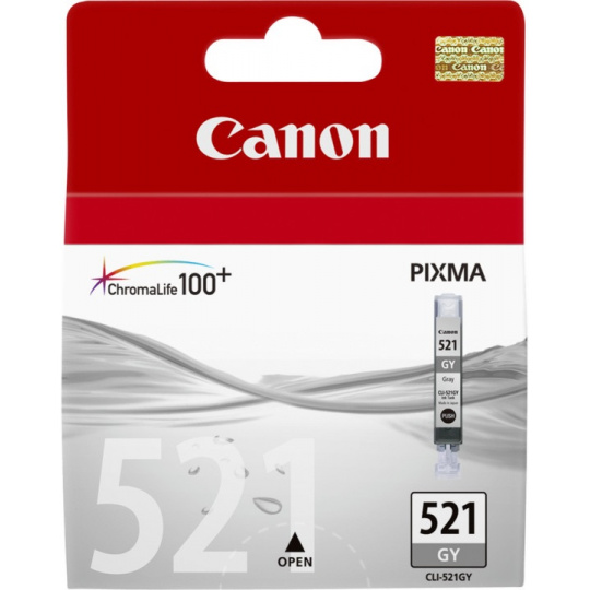 Canon CLI-521GY, šedý