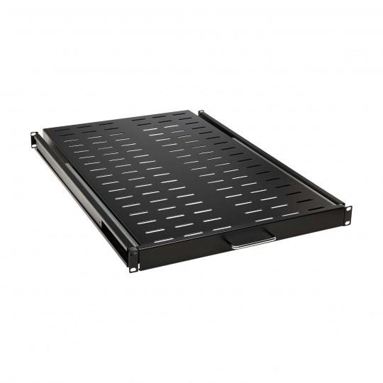 Police posuvná SmartRack 1U, nosnost 22.7kg, hloubka 719mm, odvětrávaná