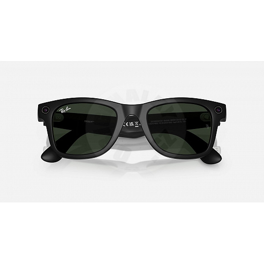 Meta Ray-Ban Gen1 Wayfarer - Matte Black/Clear to Graphite Green Transitions