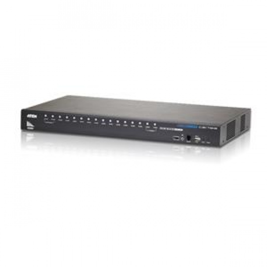 ATEN CS17916-AT-G 16 PORT USB HDMI KVM SWITCH W/EU PW CORD ATEN