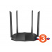 Tenda AC8 WiFi AC Gigabit Router 1200Mb/s, 1x GWAN, 3x GLAN, 4x 6dBi antény, WISP, Uni.Repeater, APP