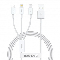 Baseus Superior Series Fast Charging Datový Kabel USB-A - USB-C/microUSB/Lightning 3.5A 1m Stellar W Baseus Superior Series Fast Charging Datový Kabel USB-A - USB-C/microUSB/Lightning 3.5A 1m Stellar W