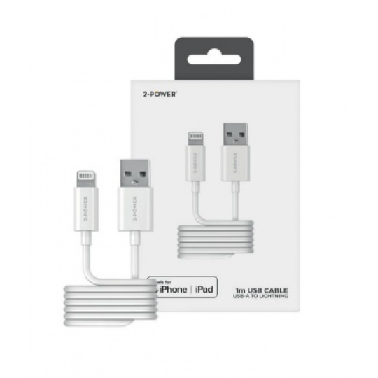 2-Power kabel USB-A to Lightning, 1M