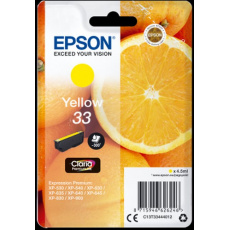 EPSON cartridge T3344 yellow (pomeranč) EPSON cartridge T3344 yellow (pomeranč)
