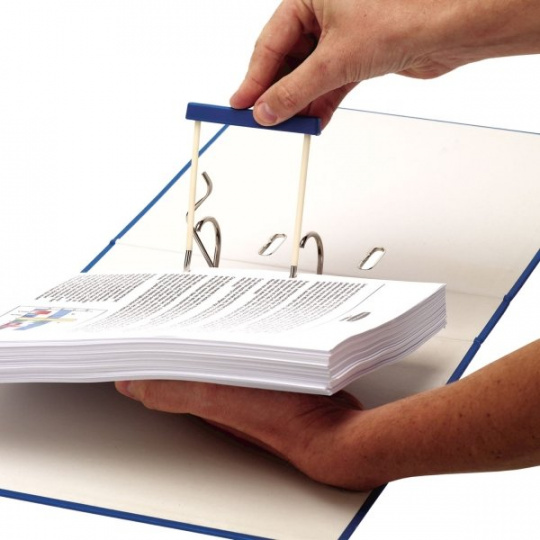 Fellowes Archivační spona PRO s přenašečem, délka 100 mm, (50ks), modrá Fellowes Archivační spona PRO s přenašečem, délka 100 mm, (50ks), modrá