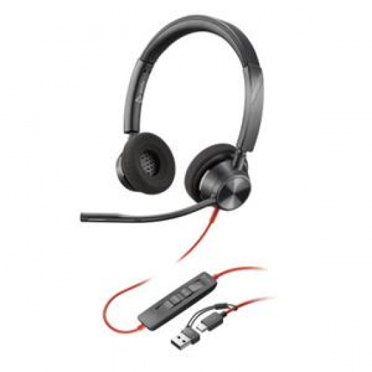HP Poly BW 3320 Stereo USB-C HS +USB-C/A