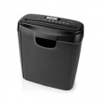Nedis PASH120BKA4 - Skartovačka| Křížový řez | 6x stránek A4 | 12 l | Bezpečnostní standard: DIN 4 | 300 W | Černá