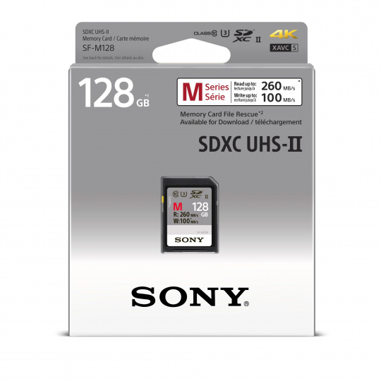 SONY SD karta SFG1M, 128GB, class 10, až 260MB/s, pro 4K
