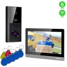EVOLVEO DoorPhone AHD10, Sada domácího WiFi videotelefonu s ovládáním dveří a RFID, černo stříbrný 10" monitor, 32GB EVOLVEO DoorPhone AHD10, Sada domácího WiFi videotelefonu s ovládáním dveří a RFID, černo stříbrný 10" monitor, 32GB
