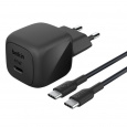 BELKIN 45W USB PD nabíjecí adaptér černý + 1m USB-C kabel