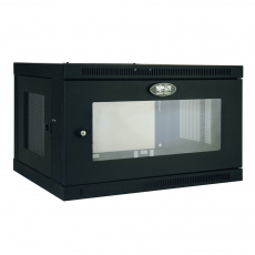 Skříň SmartRack 6U, Mini Rack, Š=600mm, Hl=450mm, hloubka pro přepínače, prosklené dveře, na stěnu Skříň SmartRack 6U, Mini Rack, Š=600mm, Hl=450mm, hloubka pro přepínače, prosklené dveře, na stěnu