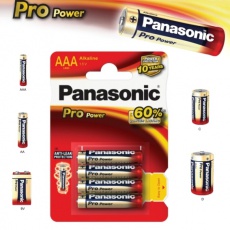 Panasonic LR03, AAA, Pro Power, 4ks, alkalická baterie