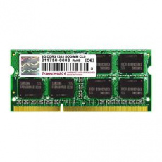 Transcend paměť 8GB DDR3 SO-DIMM 1333Mhz CL9 2Rx8