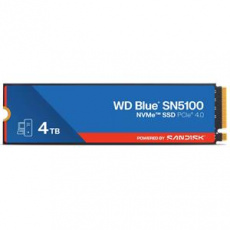 WD BLUE SSD NVMe 4TB WDS400T5B0E PCIe SN5100, Gen4, (R:6900, W:6700MB/s)