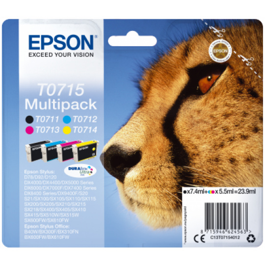 Epson Multipack 4-colours T0715 DURABrite UltraInk