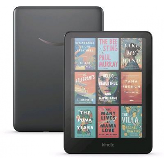 E-book Amazon Kindle Colorsoft (16 GB), barevný display, metallic black, BEZ REKLAM