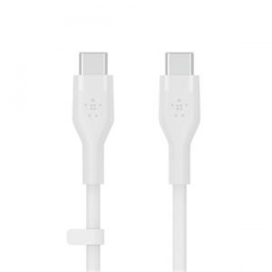 Belkin USB-C na USB-C kabel, 2m, bílý - Flex
