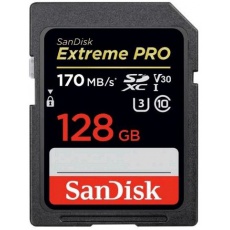 SanDisk Extreme Pro SDXC 128GB 170MB/s V30 UHS-I SanDisk Extreme Pro SDXC 128GB 170MB/s V30 UHS-I