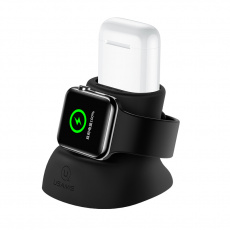 USAMS ZJ051 Nabíjecí Stojánek pro Apple Watch/Airpods Black USAMS ZJ051 Nabíjecí Stojánek pro Apple Watch/Airpods Black