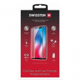 SKLO SWISSTEN FULL GLUE, COLOR FRAME, CASE FRIENDLY PRO APPLE IPHONE 17 ČERNÉ