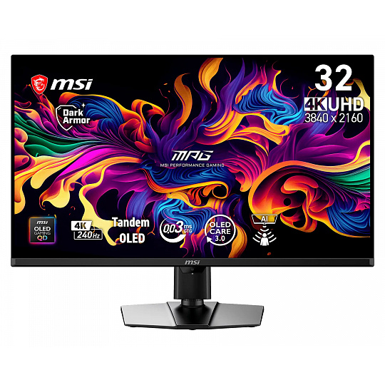 MSI MPG/322UR QD-OLED X24/31,5"/QD-OLED/4K UHD/240Hz/0,03ms/Černá/3R MSI MPG/322UR QD-OLED X24/31,5"/QD-OLED/4K UHD/240Hz/0,03ms/Černá/3R