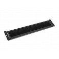 19" VOLNĚ STOJÍCÍ (FF01 S LCD PANELEM) KABELOVÝ VSTUP KARTÁČOVÝ PANEL ČERNÝ LANBERG AK-1106-B