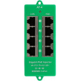 MaxLink Gigabitový 4-portový PoE panel, 802.3af/at