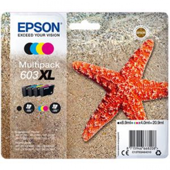 EPSON cartridge T03A640 (black/cyan/magenta/yellow) multipack XL (hvězdice)