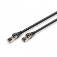 Digitus CAT 8.1 S-FTP patch kabel, Cu, LSZH AWG 24/7, 2 m, černá