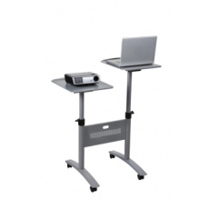 NOBO Multimediální stolek -2 místný,nosnost 2x10kg NOBO Multimediální stolek -2 místný,nosnost 2x10kg