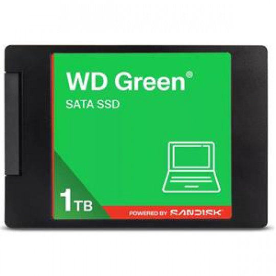 WD GREEN SSD 3D NAND WDS100T5G0A 1TB, SATA III 6 Gb/s, 545MB/s, 2.5"