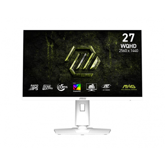 MSI MAG/274QRFW X32/27"/IPS/QHD/320Hz/0,5ms/Bílá/3R MSI MAG/274QRFW X32/27"/IPS/QHD/320Hz/0,5ms/Bílá/3R