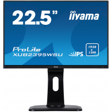 23" iiyama XUB2395WSU-B1 - IPS,1920x1200,4ms,250cd/m2, 1000:1,16:10,VGA,HDMI,DP,USB,repro.,pivot