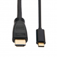 Adaptér USB-C / HDMI (Samec/Samec), 4K 60Hz, 4:4:4, HDCP 2.2, černá, 1.8m