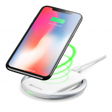Cellularline WIRELESSPAD FAST CHARGER, bílá Cellularline WIRELESSPAD FAST CHARGER, bílá