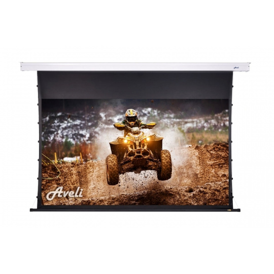 Nástěnné plátno AVELI PREMIUM,black,221x124(16:9) 100"