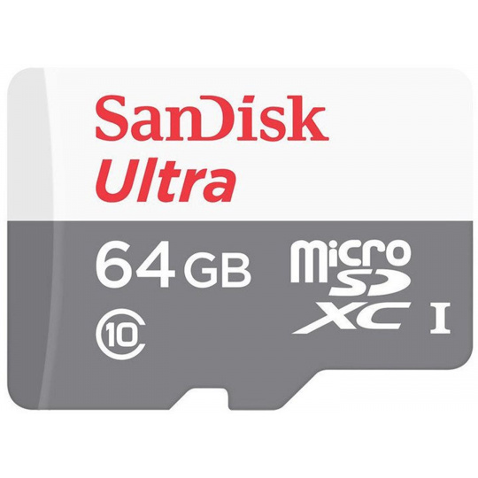 SanDisk Ultra/micro SDXC/64GB/100MBps/UHS-I U1 / Class 10