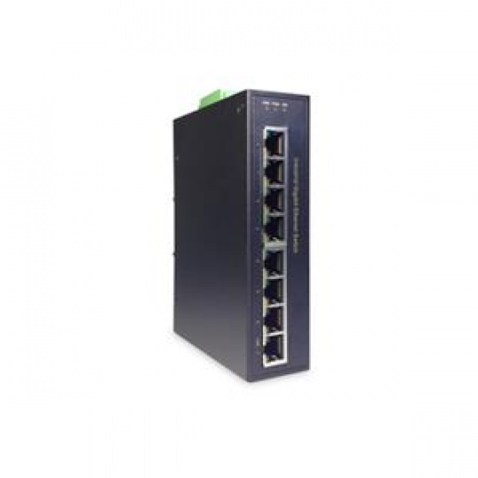 DIGITUS Professional Industrial 8-Port Gigabit Switch