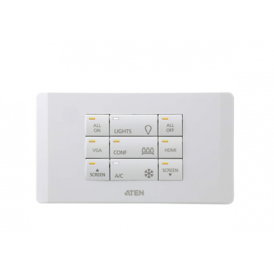 ATEN Control System - 12-button Keypad (EU, 2 Gang)