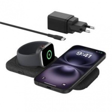 Belkin BOOST CHARGE™ PRO Qi2 2v1 Bezdrátová skládací cestovní podložka pro iPhone/Apple Watch/AirPods, černá