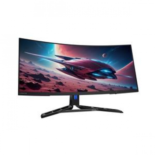 Lenovo LEGION R34w-30   VA/34"/3440x1440/21:9//3000:1/od 0,5ms/až180Hz/350nitů/2xHDMI+1xDP/repro/VESA/prohnutý/černá