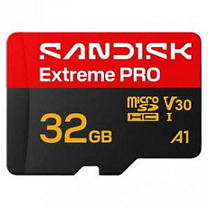 SanDisk Extreme PRO microSD UHS-I 32GB 100MB/s(R) / 90MB/s(W) SanDisk Extreme PRO microSD UHS-I 32GB 100MB/s(R) / 90MB/s(W)