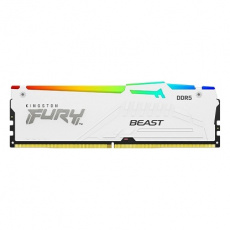 Kingston FURY Beast White/DDR5/16GB/6000MHz/CL40/1x16GB/RGB/White