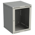 Rozvaděč nástěnný SENSA 15U 500mm, dveře sklo, RAL 7035, SENSA-15U-65-11-G